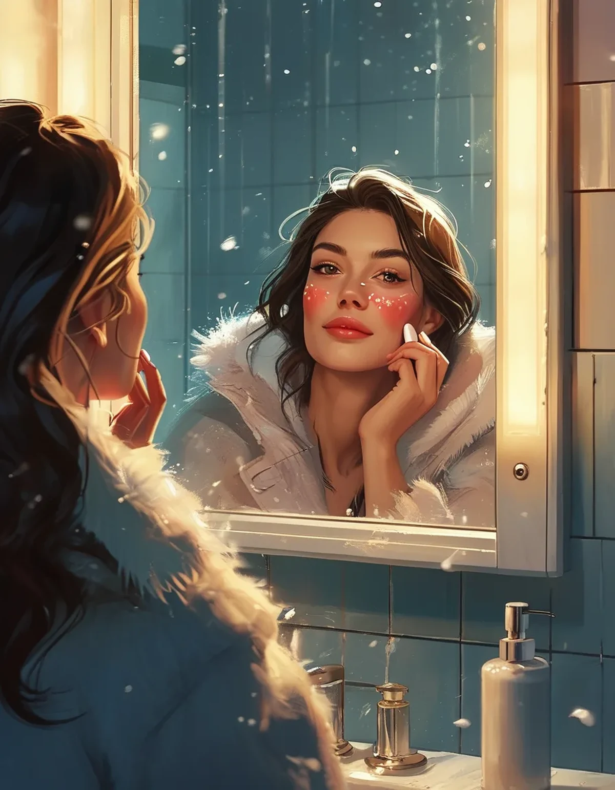 The Five Minute Face for the First Genuinely Cold Morning